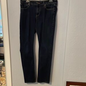 Lucky Brand Women's Straight Leg Jeans - Dark Blue